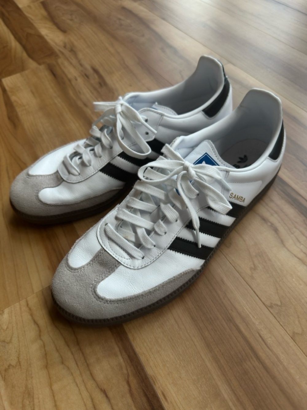 NWOT Adidas OG Samba White & Black Classic Sneakers
